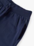 Polarn O. Pyret Kids' Organic Cotton Jogger Shorts, Navy