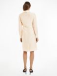 Calvin Klein Belted Shirt Dress, Wood Ash