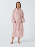 John Lewis Egyptian Cotton Unisex Bath Robe, Pale Pink