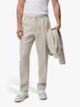 J.Lindeberg Soren Linen Trousers, Estate Blue