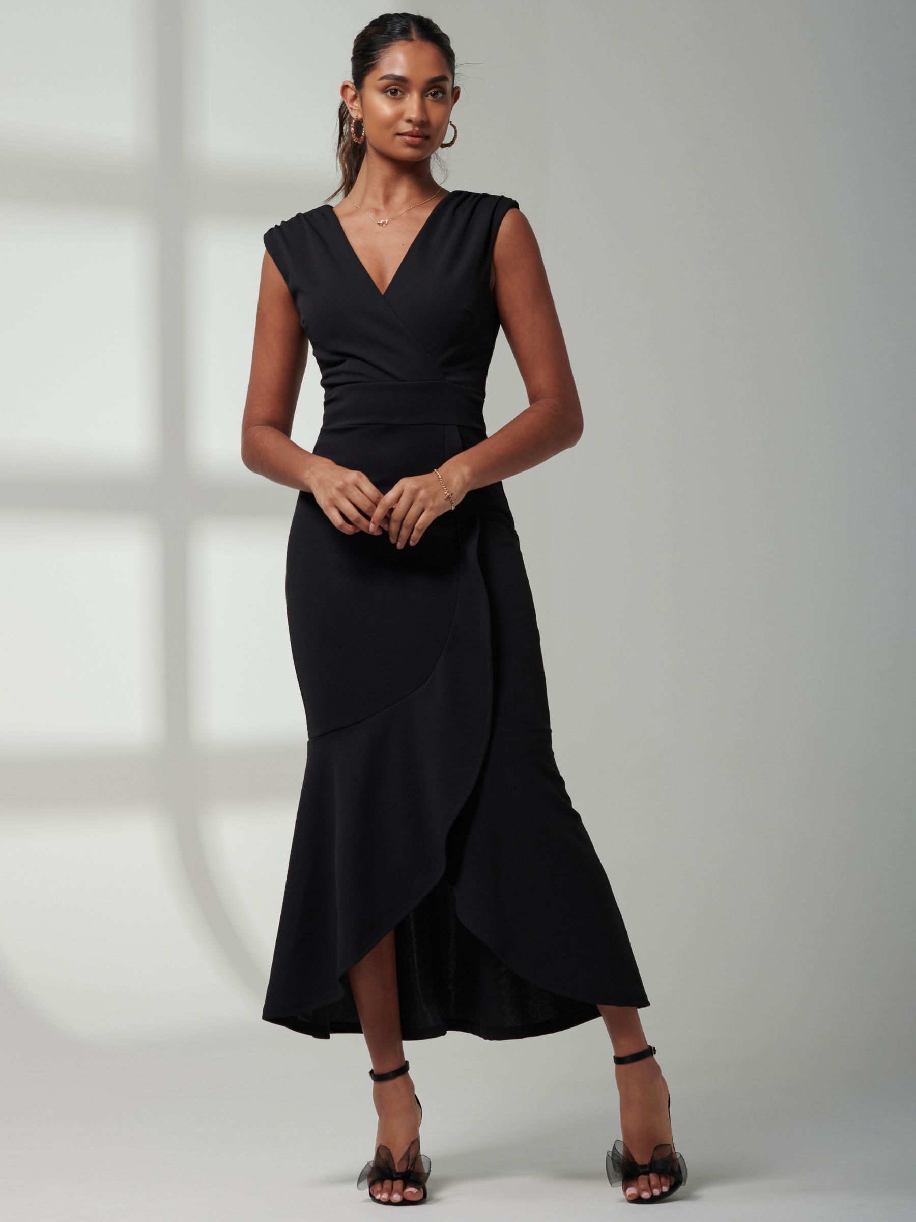 Buy Jolie Moi Mabruka Frill Maxi Dress Online at johnlewis.com