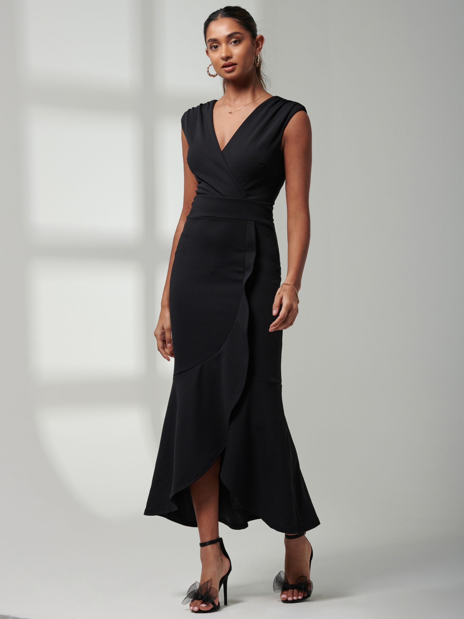 Buy Jolie Moi Mabruka Frill Maxi Dress Online at johnlewis.com