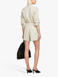 SISLEY Linen Shorts, Beige