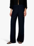 SISLEY Straight Leg Linen Trousers