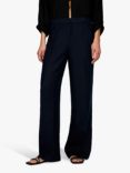 SISLEY Linen Flared Fit Trousers