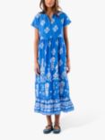 Lollys Laundry Mackay Short Sleeve Maxi Dress, Blue