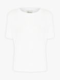 MY ESSENTIAL WARDROBE Lisa Short Sleeve Crew Neck T-shirt, Bright White