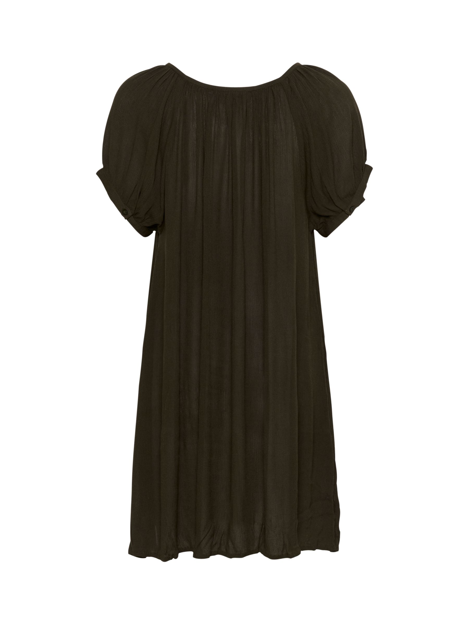 Buy KAFFE Amber Ecovero Short Sleeve Tunic, Forest Night Online at johnlewis.com
