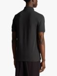 Lyle & Scott Tonal Logo Short Sleeve Polo Shirt, W635 Gunmetal