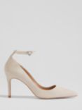 L.K.Bennett Catelyn Ankle Strap Closed Court Shoes, Powder Pink