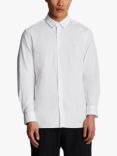 Lyle & Scott Slim Fit Long Sleeve Poplin Shirt, White