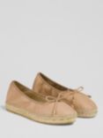 L.K.Bennett Talee Leather Espadrille Shoes, Trench