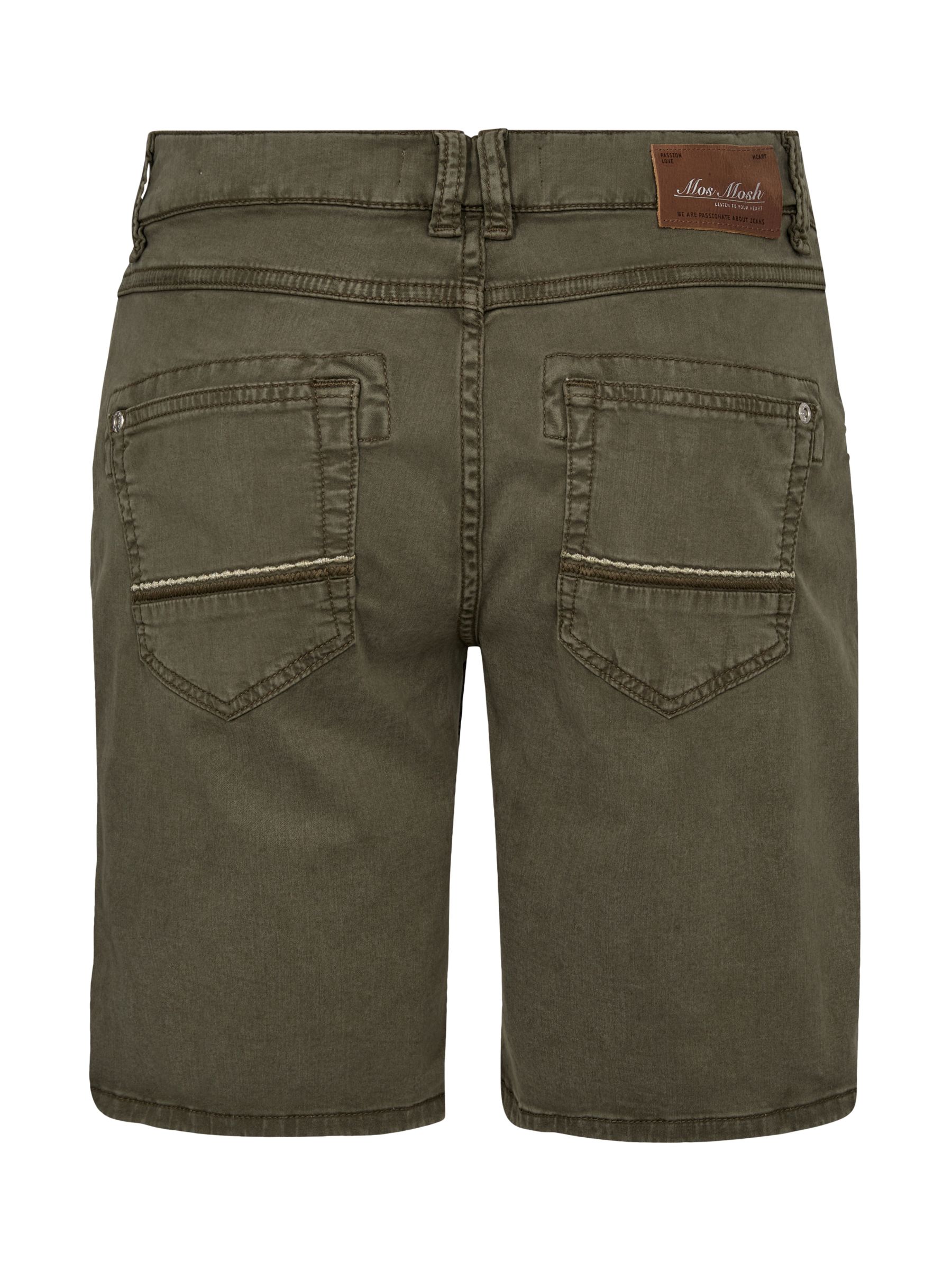 Buy MOS MOSH Naomi Treasure Embroidered Shorts, Dusty Olive Online at johnlewis.com