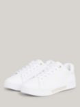 Tommy Hilfiger Chique Leather Court Trainers, White