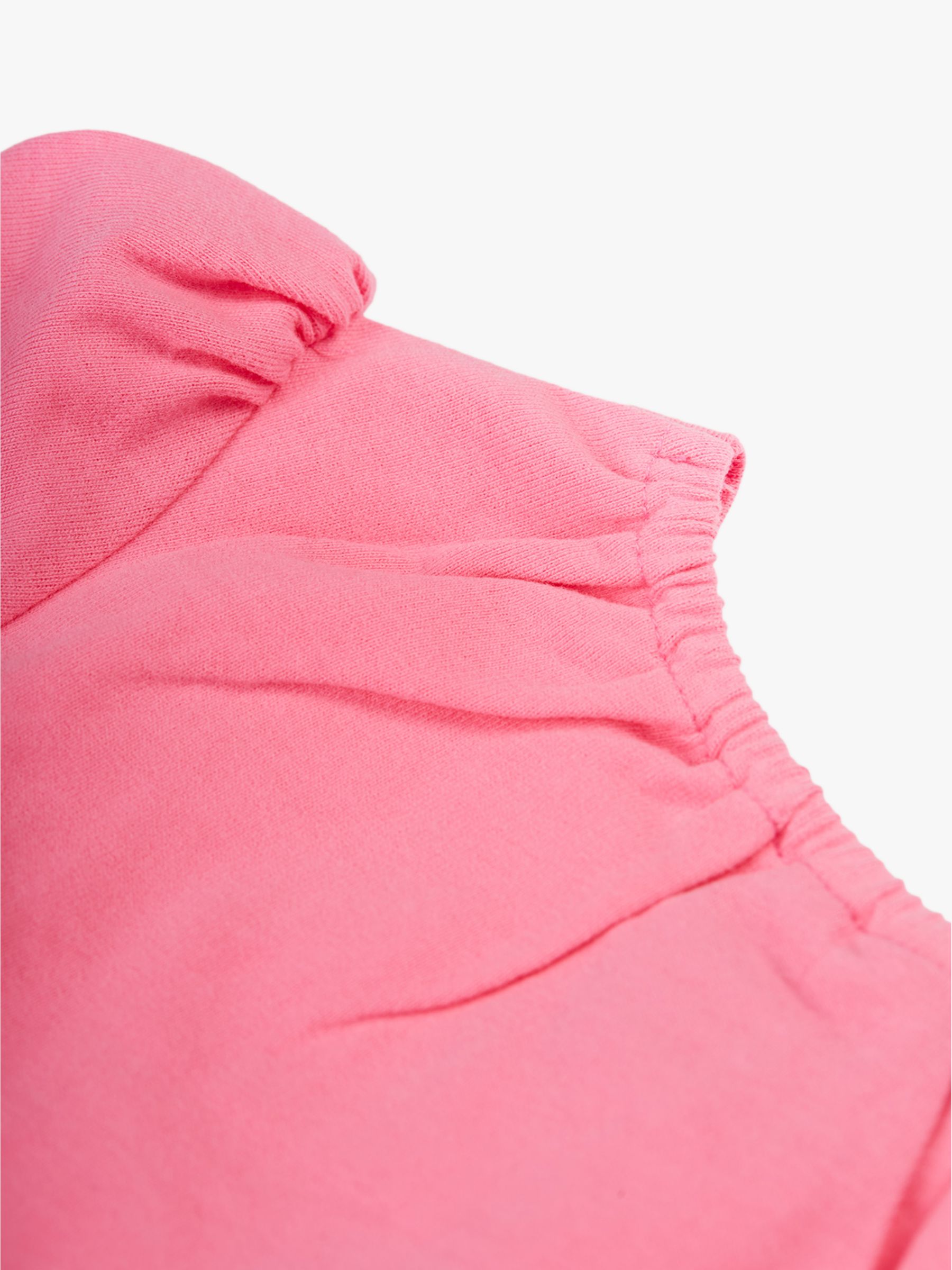 Frugi Baby Lia Organic Cotton Piskie Applique T-Shirt, Mid Pink/Multi, 4-5 years