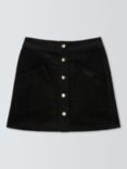 Barbour Tomorow's Archive Lucia Corduroy Mini Skirt, Black