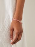 HUSH Sunstone Healing Stone Bracelet, Pink