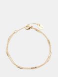HUSH Lyla Mini Bead Chain Bracelet, Gold