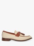 Dune Sought Leather Loafers, Tan