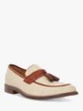 Dune Sought Leather Loafers, Tan
