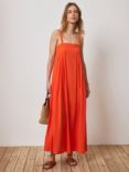 Mint Velvet Sun Midi Dress, Orange