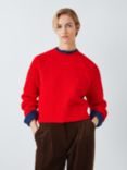 Barbour Tomorrow's Archive Julianne Wool Blend Jumper, Aruna Red