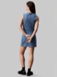 Calvin Klein Jeans Sleeveless Denim Dress, Mid Blue