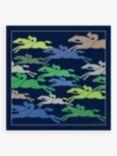 Longchamp Silk Scarf, Navy/Multi