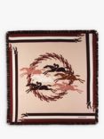 Longchamp Jumping Silk Scarf, Nude