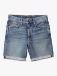 Nudie Jeans Josh Denim Shorts, Blue