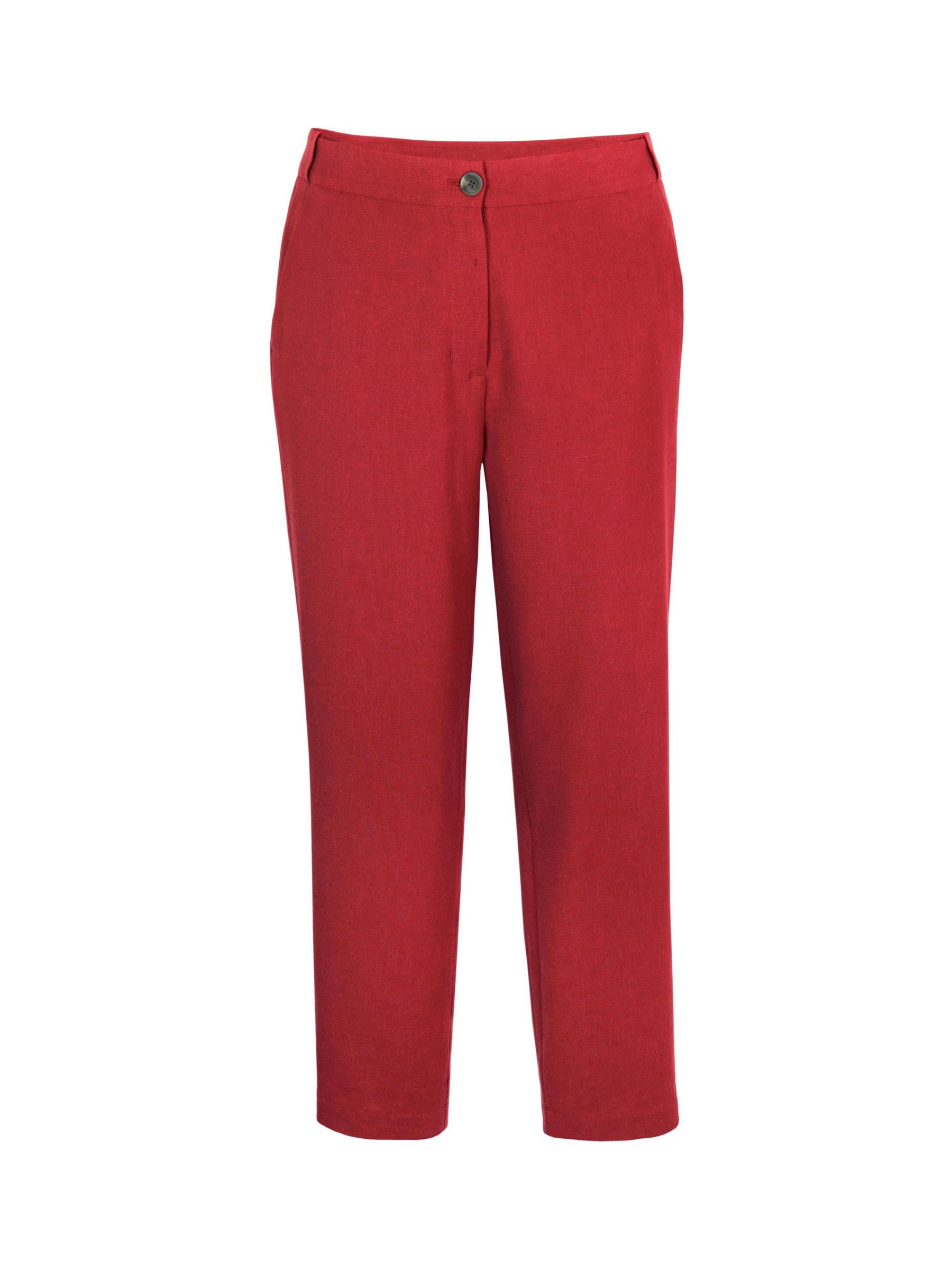 Rohan Brisa Linen Blend Trousers, Coast Red, 8S