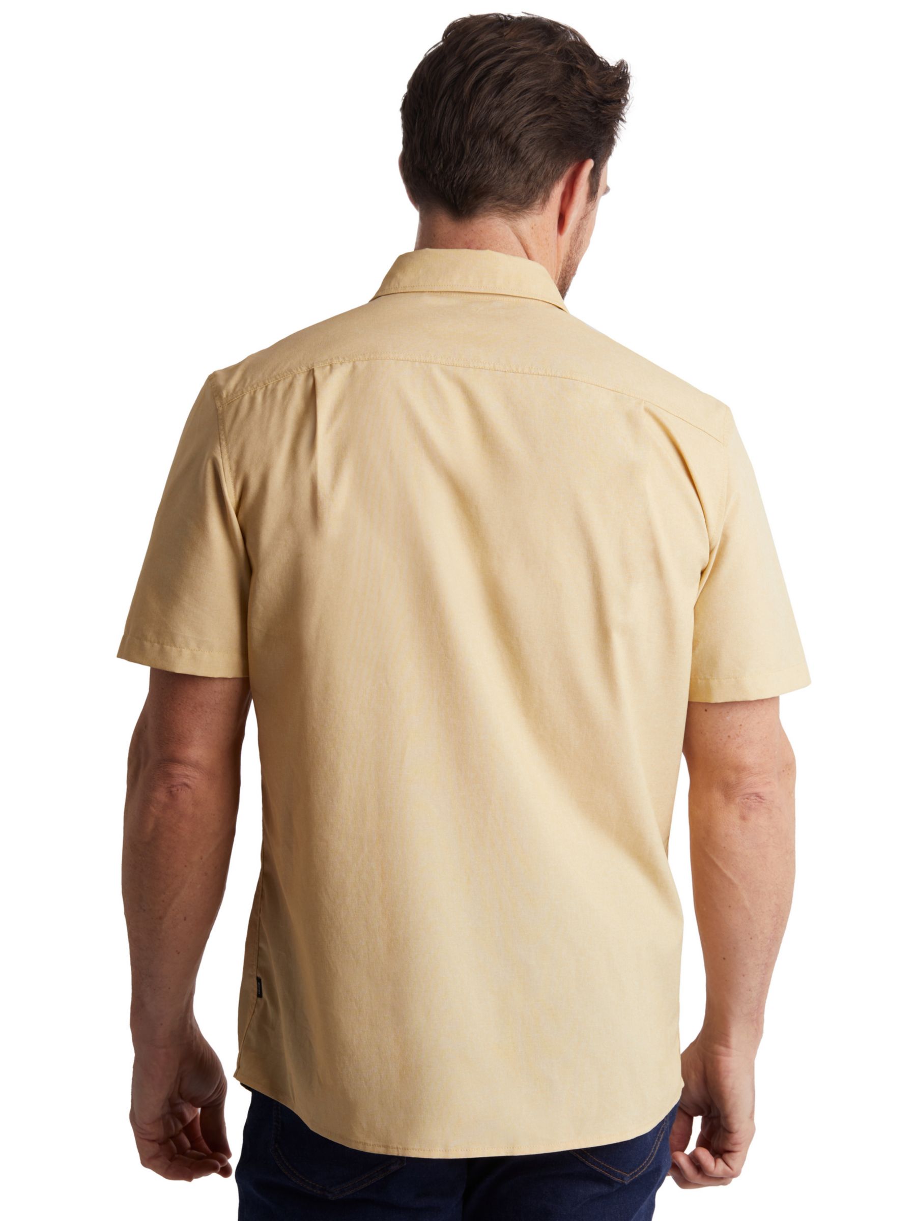 Rohan Finchley Lightweight Short Sleeve Shirt, Iris Yellow, S