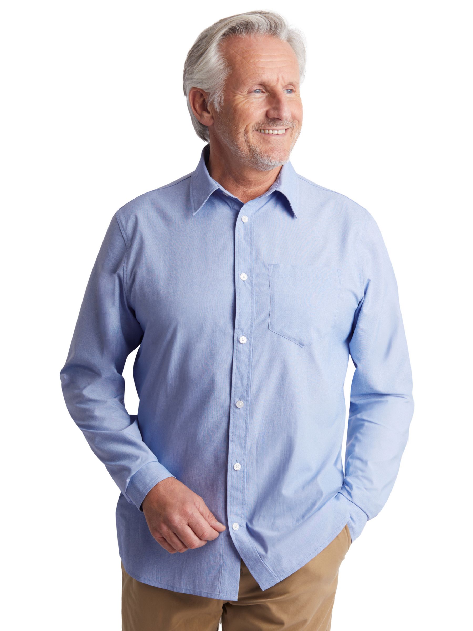Rohan Finchley Lightweight Long Sleeve Shirt, Ridge Blue, S