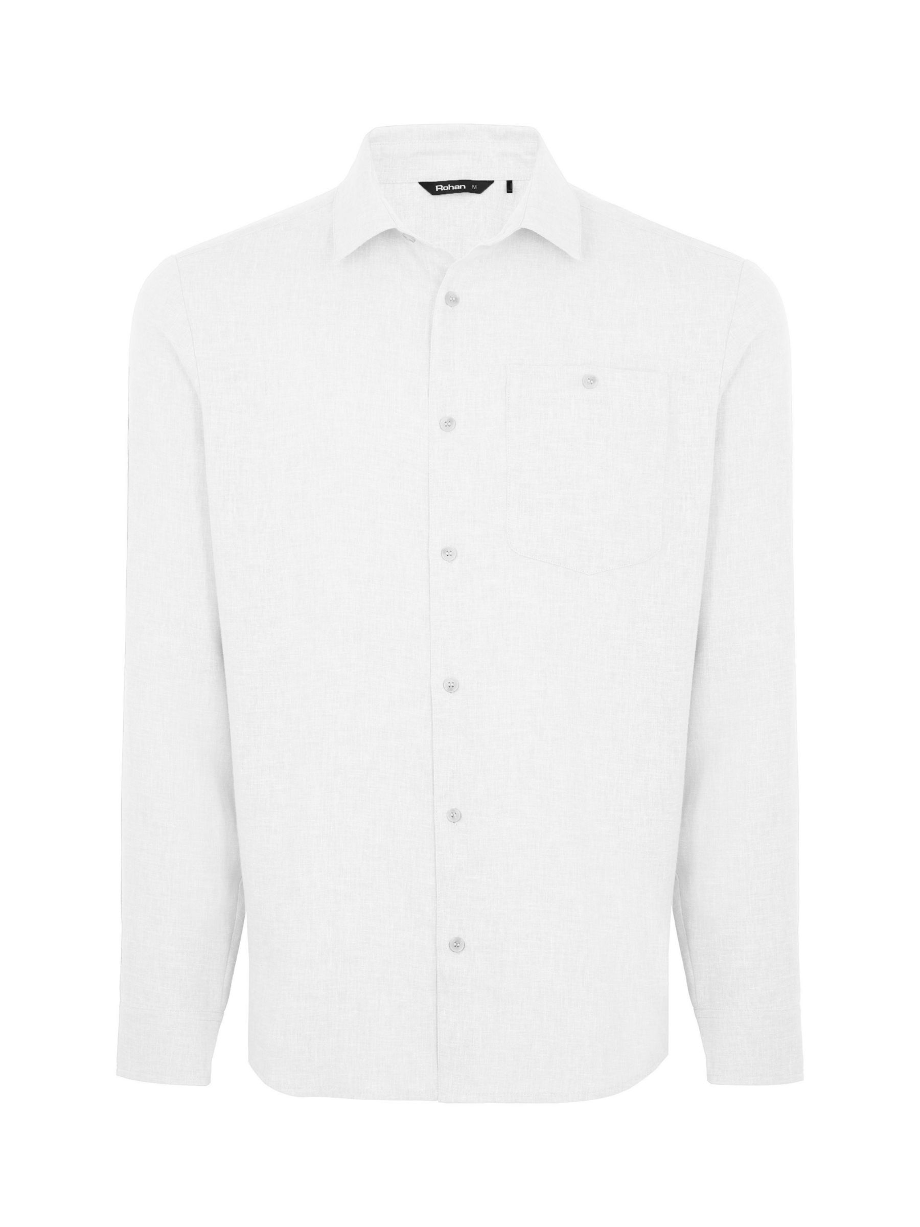 Buy Rohan Porto Linen Long Sleeve Shirt, White Online at johnlewis.com