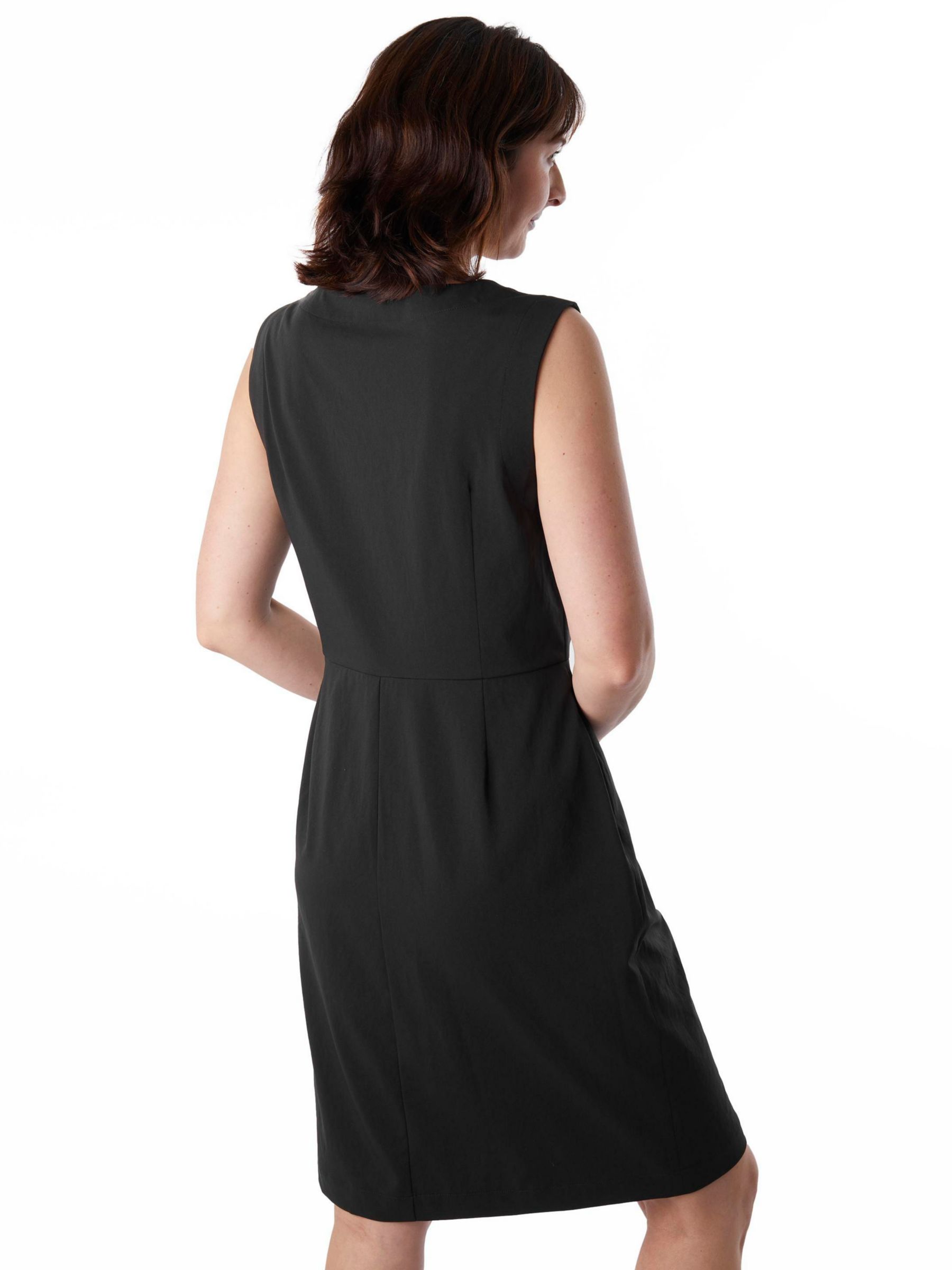 Buy Rohan Luna Knee Length Shift Dress, Black Online at johnlewis.com