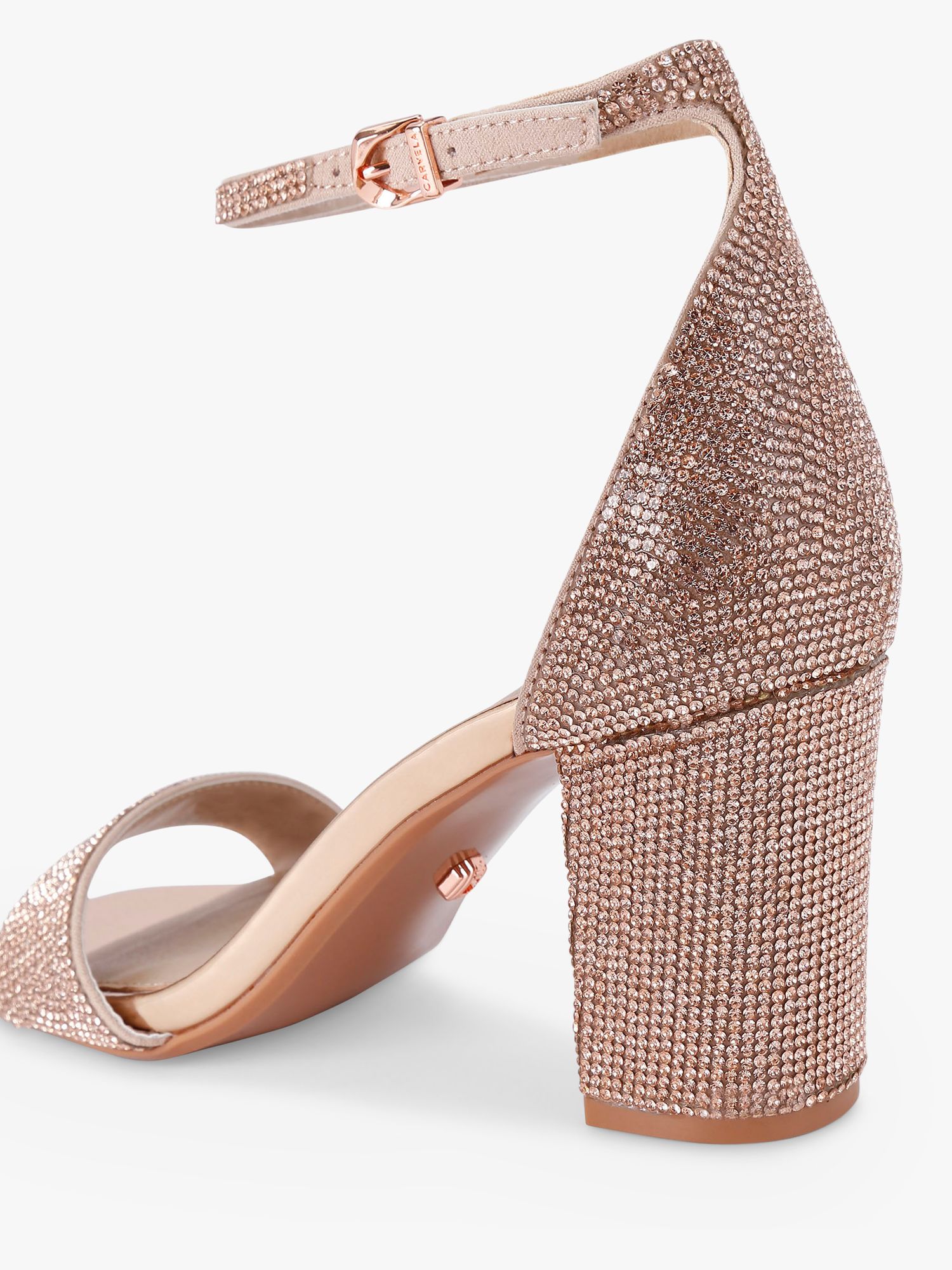 Buy Carvela Shine Block Heel Sandals Online at johnlewis.com