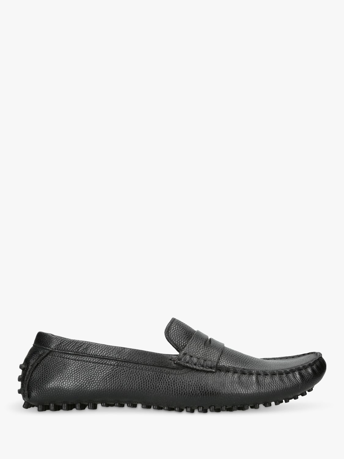KG Kurt Geiger Rocky Leather Loafers, Black, 6