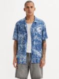 Levi's Classic Camper Short Sleeve Coastal Waves Print Shirt, Blue