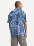 Levi's Classic Camper Short Sleeve Coastal Waves Print Shirt, Blue