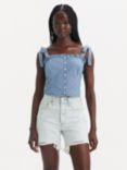 Levi's Luciana Denim Blouse, Bright Mid Stone