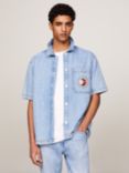 Tommy Jeans Denim Overshirt, Light Blue