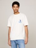Tommy Jeans Short-sleeve Novelty Logo T-Shirt, Ancient White