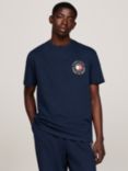 Tommy Jeans Regular Fit Logo T-Shirt, Dark Night Navy