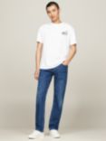 Tommy Jeans Short-sleeve Signature Logo T-Shirt, White