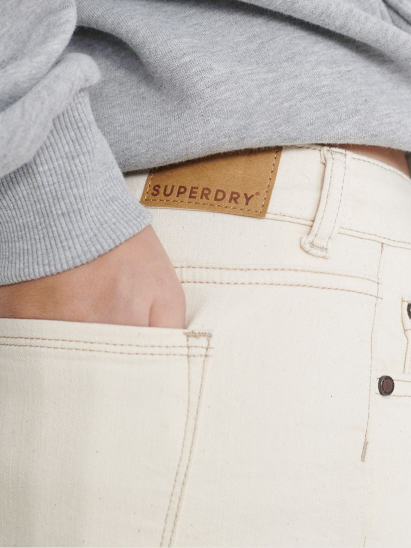 Buy Superdry Cut Off Shorts, Unbleached Online at johnlewis.com