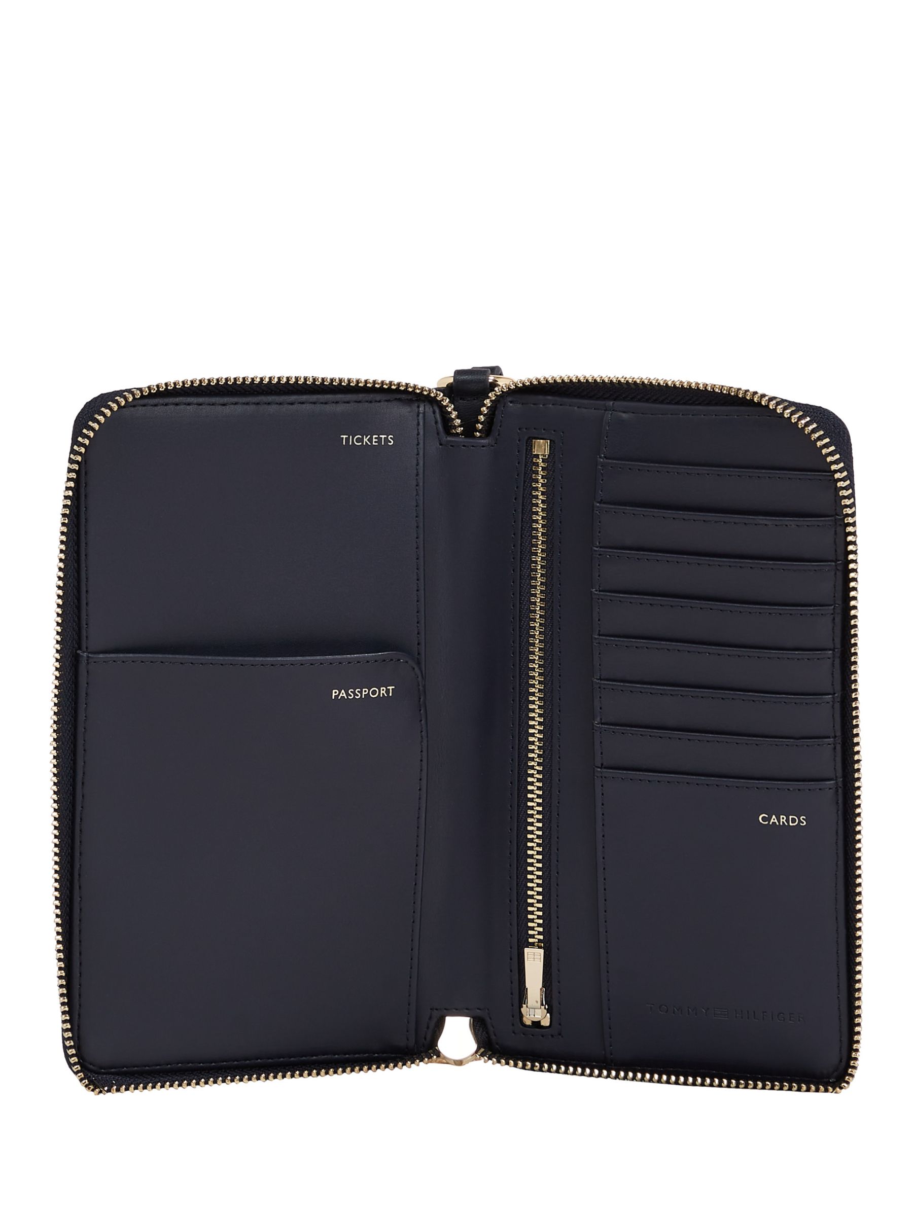 Tommy Hilfiger Distinct Travel Wallet, Space Blue