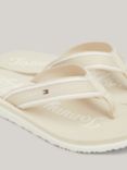 Tommy Hilfiger Logo Beach Sandals, Classic Beige
