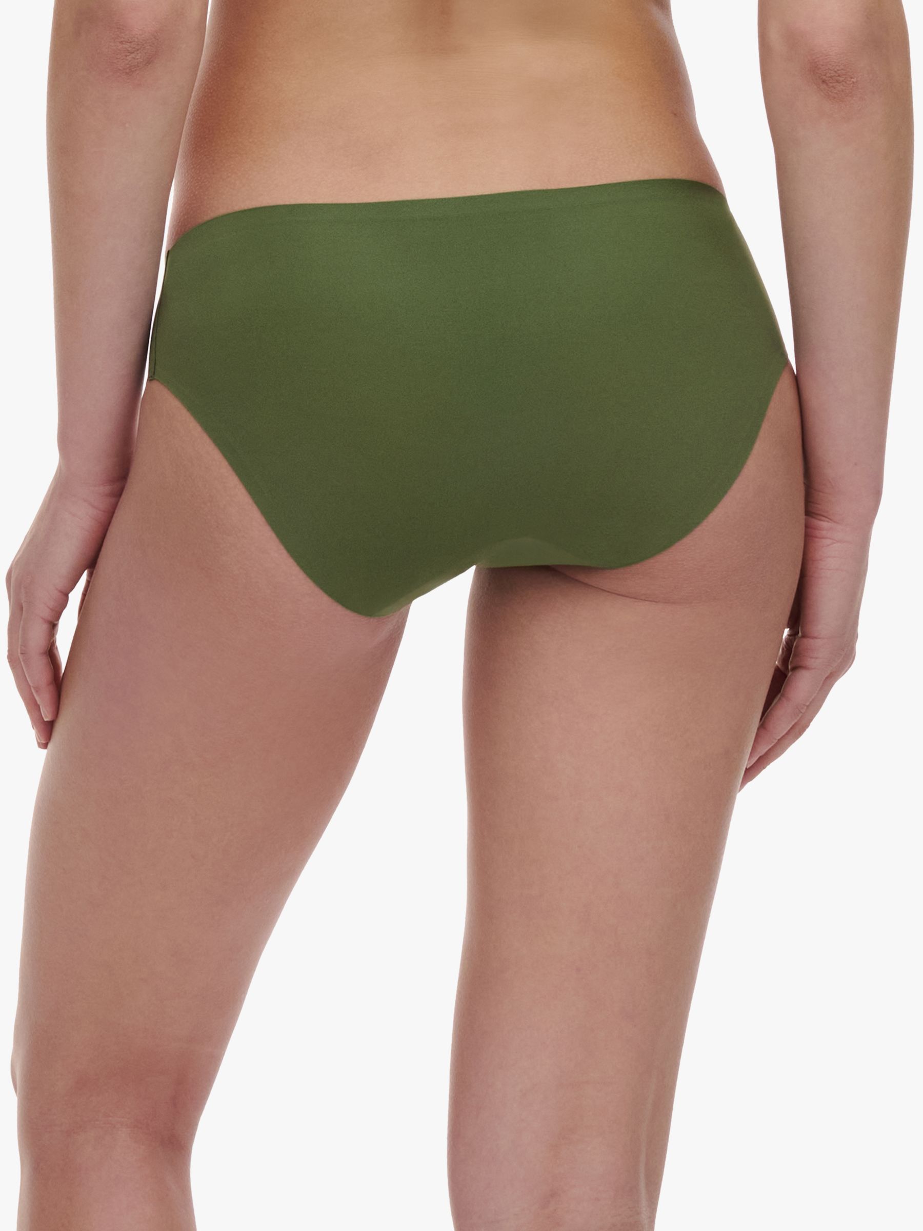 Chantelle Soft Stretch Bikini Knickers, Khaki Green, One Size