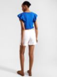Hobbs Lenna Linen Shorts, White