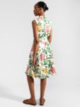 Hobbs Belinda Floral Dress, Ivory/Multi